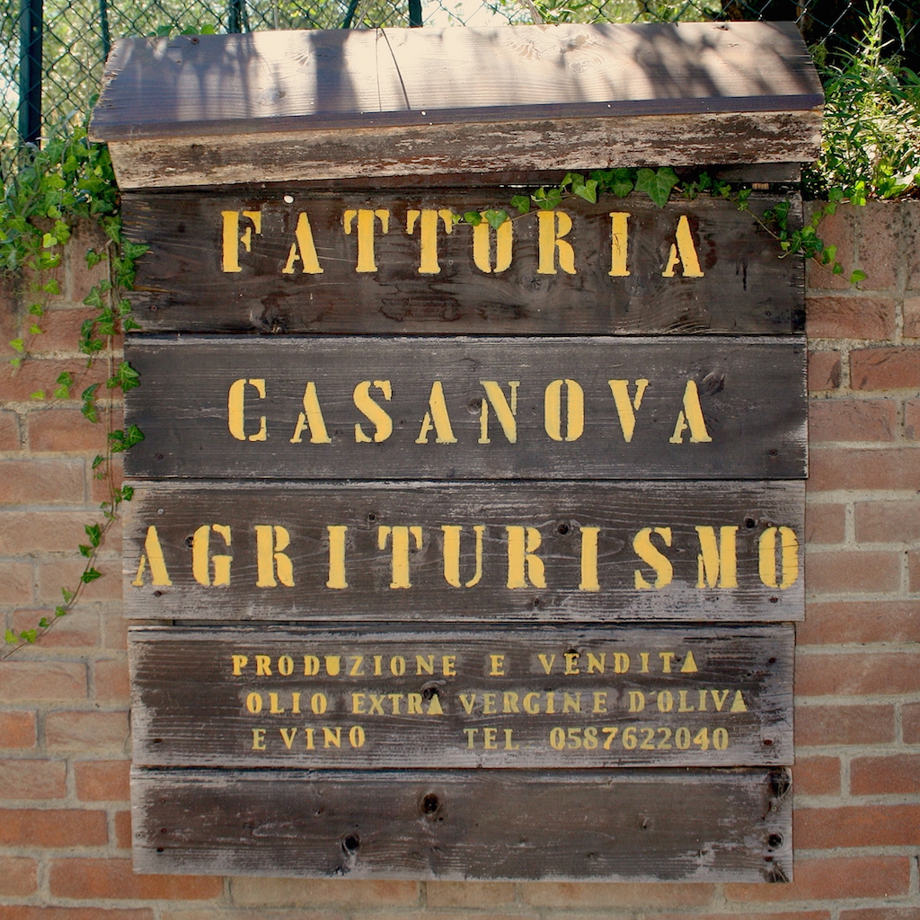 Insegna Fattoria Casanova